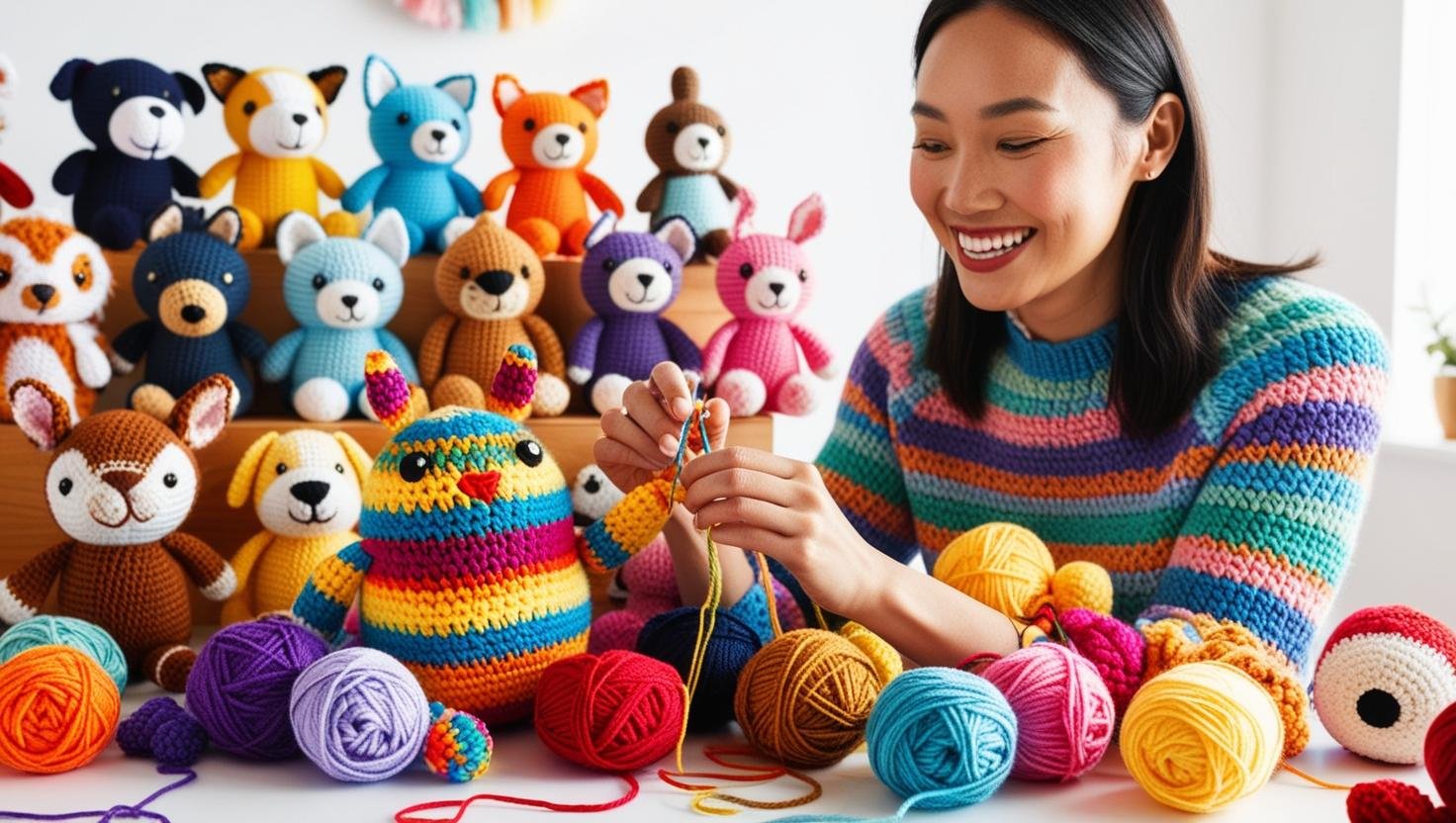 En este momento estás viendo Guía Completa para Crear un Negocio Rentable de Amigurumi Desde Casa